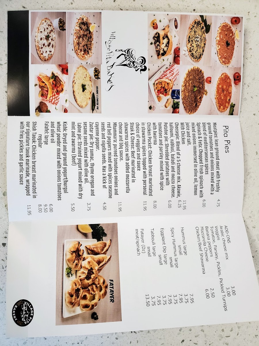 Village Pita Bakery Ltd Menu - Image 5
